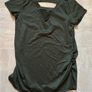 Dark green maternity top from stitch fix worn only a few times
